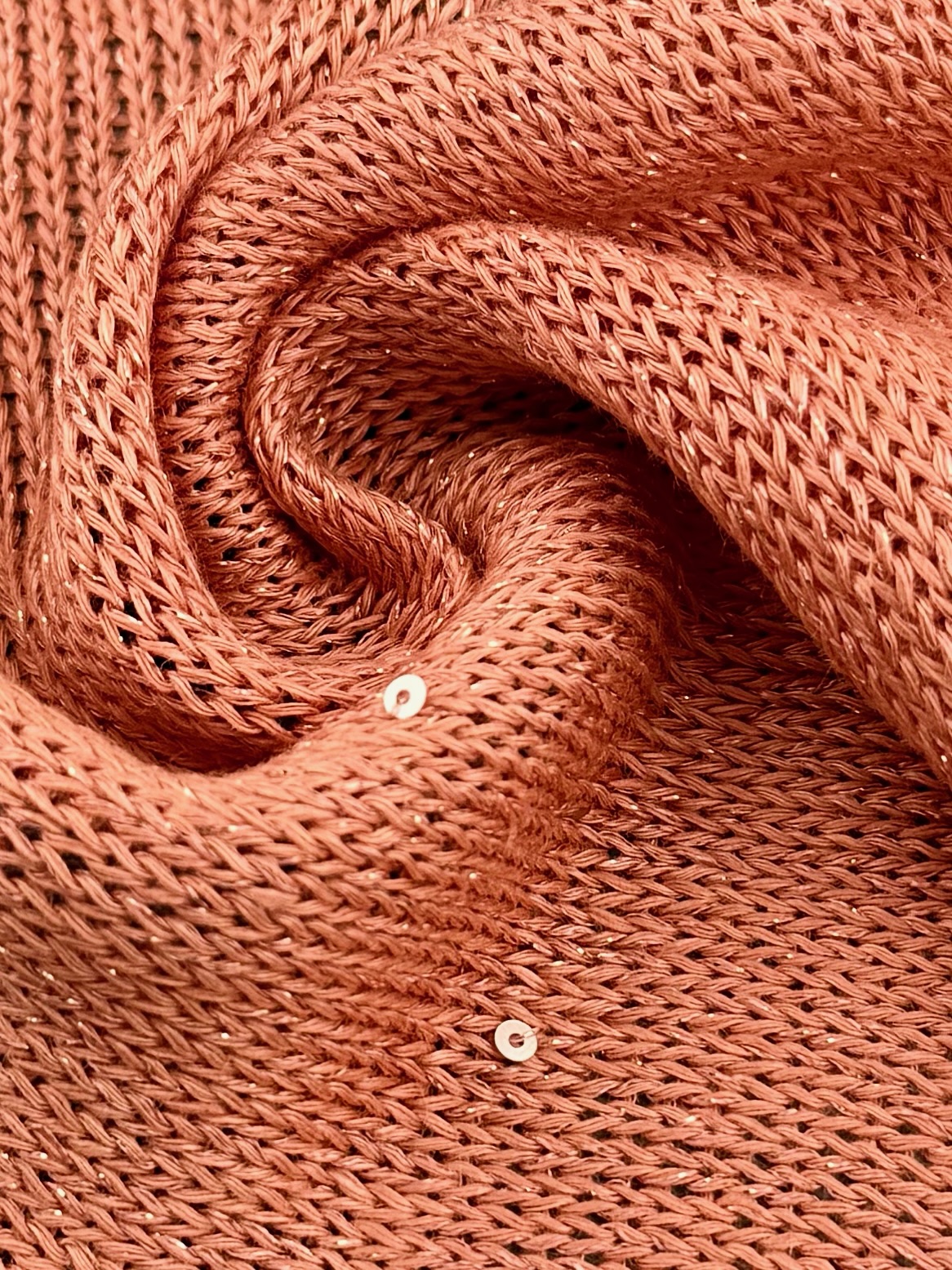 G&G Filati Art. Lino 480m/100g – Fil de lin avec lurex et paillettes Couleur Pêche photo 3